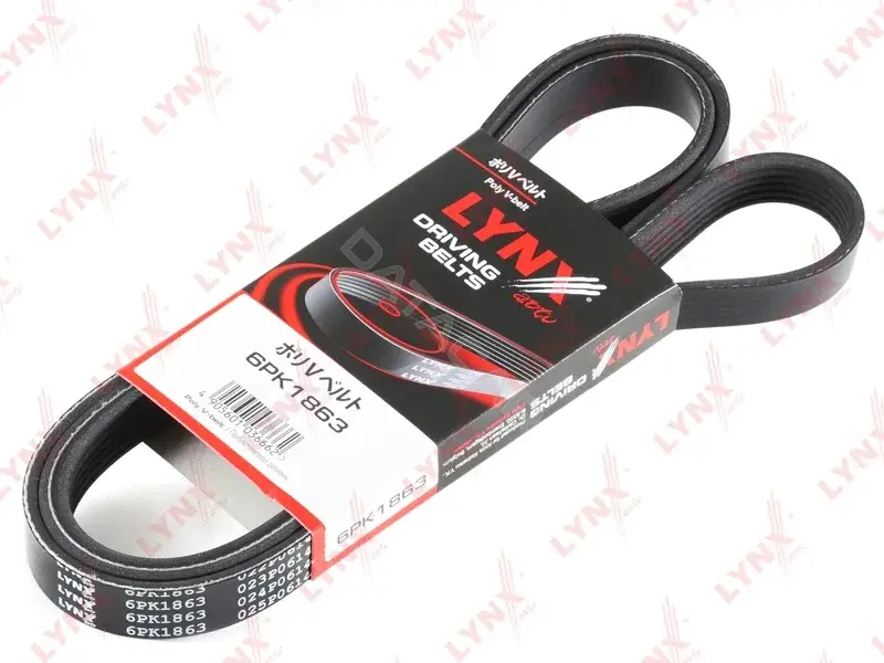 Ремень ручейковый LYNXAUTO 6PK1863