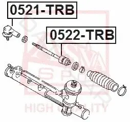 Рулевые наконечники ASVA 0521-TRB