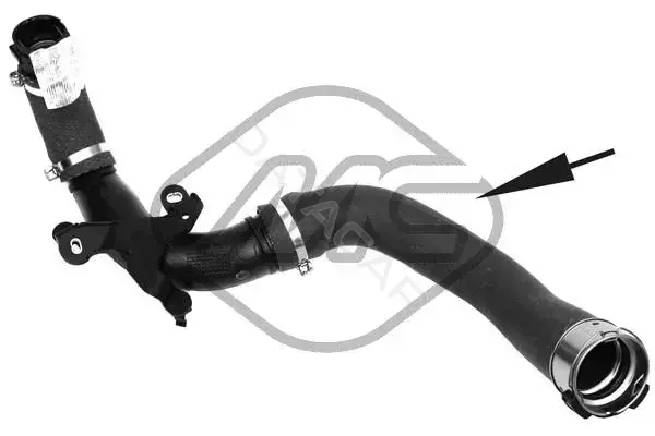 Патрубок интеркулера Metalcaucho 09851