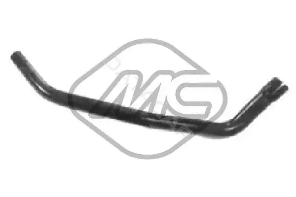 Патрубок печки Metalcaucho 08338