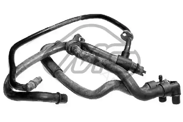Патрубок печки Metalcaucho 08669