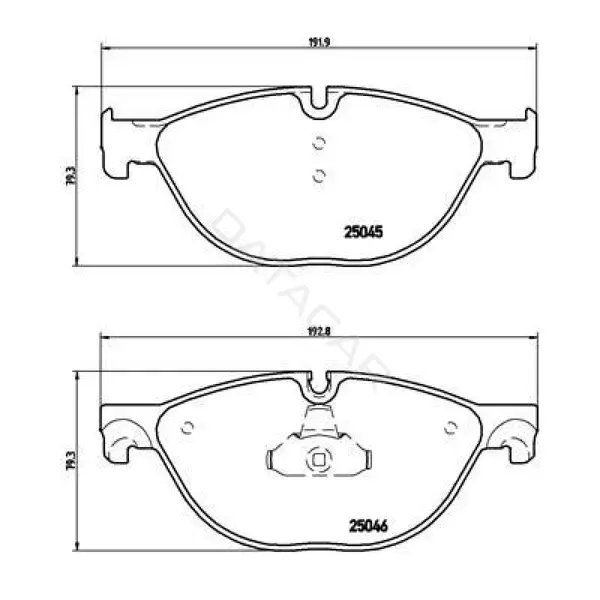 Тормозные колодки TRIALLI PF4186