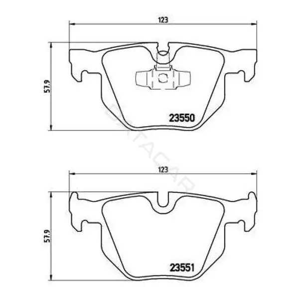 Тормозные колодки TRIALLI PF4151