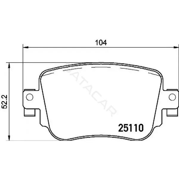 Тормозные колодки TRIALLI PF4124