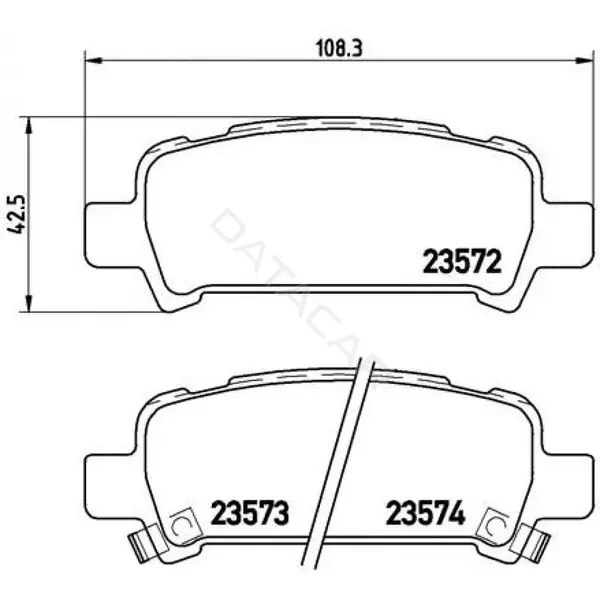 Тормозные колодки TRIALLI PF4094