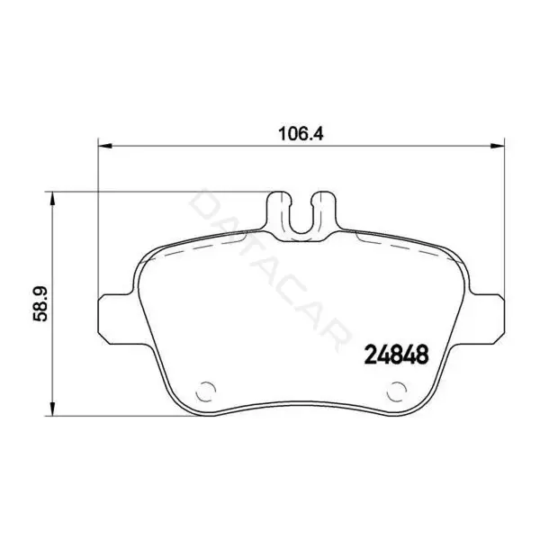 Тормозные колодки TRIALLI PF4067