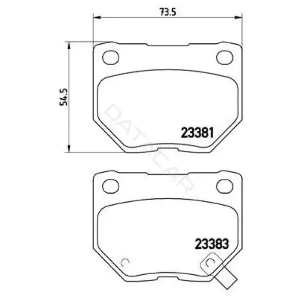 Тормозные колодки TRIALLI PF4095