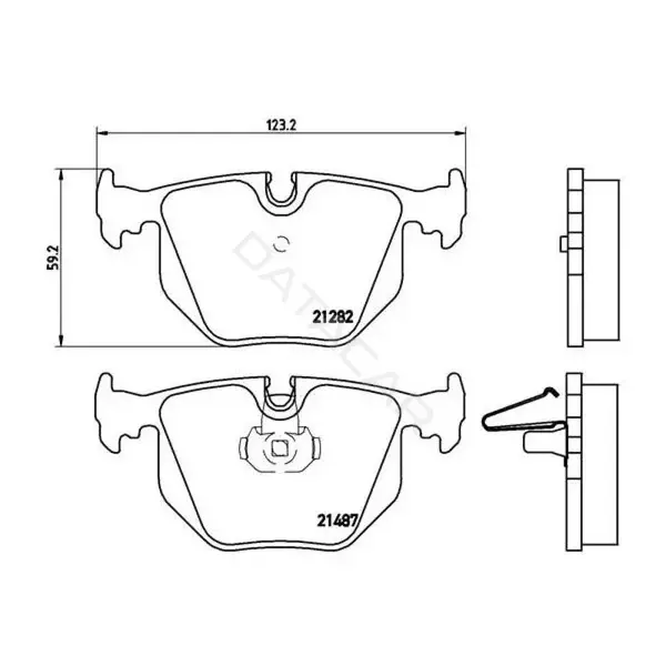 Тормозные колодки TRIALLI PF4155