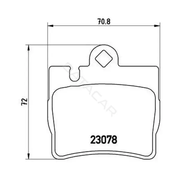 Тормозные колодки TRIALLI PF4064
