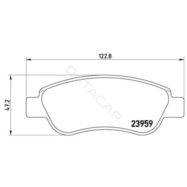 Тормозные колодки TRIALLI PF4316