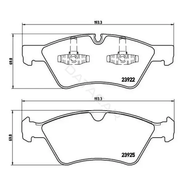 Тормозные колодки TRIALLI PF4279