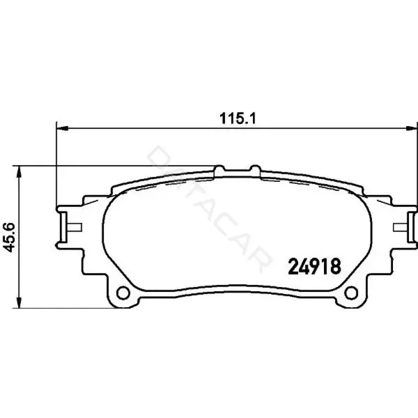 Тормозные колодки TRIALLI PF4113