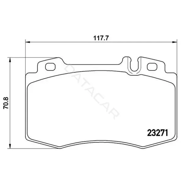Тормозные колодки TRIALLI PF4278