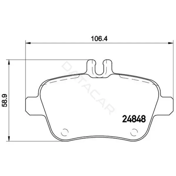 Тормозные колодки TRIALLI PF4145