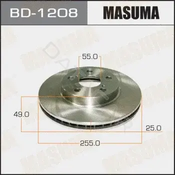 Тормозные диски MASUMA BD-1208