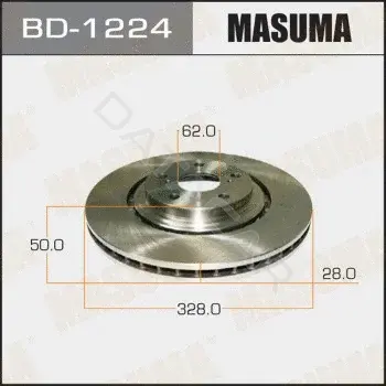 Тормозные диски MASUMA BD-1224
