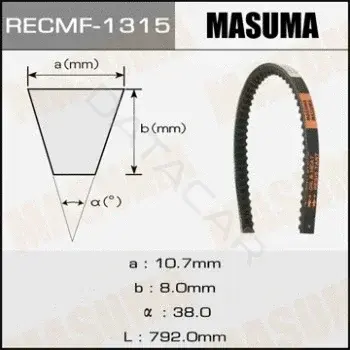 Ремень ручейковый MASUMA 1315