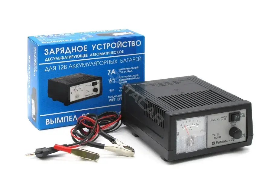Зарядка автомобильного аккумулятора Вымпел 2228