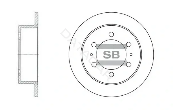 Тормозные диски Hi-Q SD3026