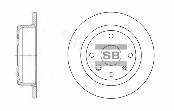 Тормозные диски Hi-Q SD3033