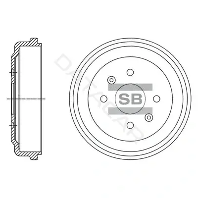 Тормозные диски Hi-Q SD3054