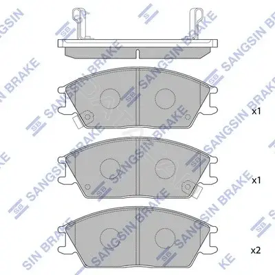Тормозные колодки Hi-Q SP1047