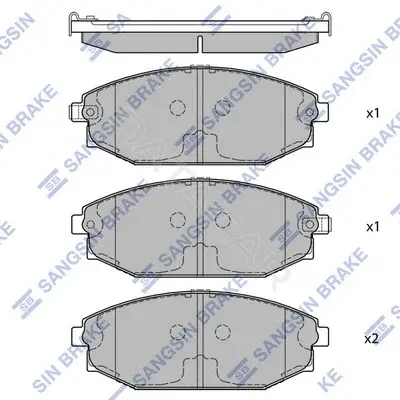 Тормозные колодки Hi-Q SP1053