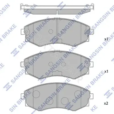 Тормозные колодки Hi-Q SP1065