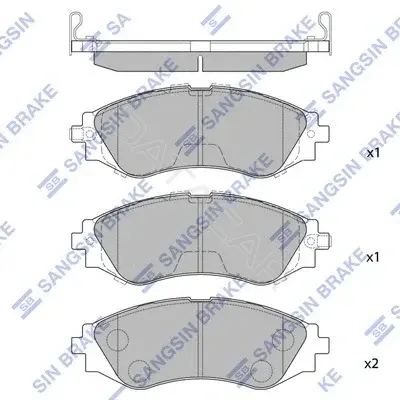 Тормозные колодки Hi-Q SP1102
