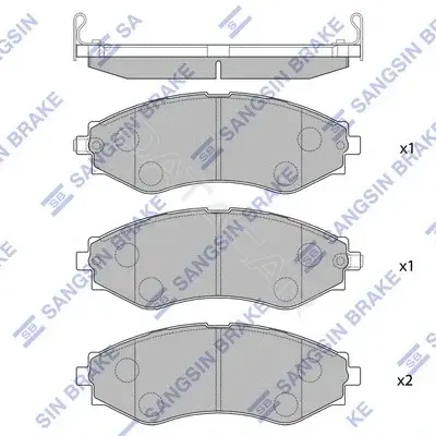 Тормозные колодки Hi-Q SP1103
