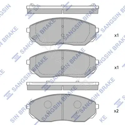 Тормозные колодки Hi-Q SP1153