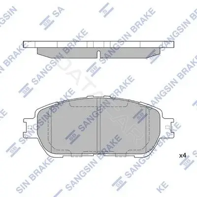 Тормозные колодки Hi-Q SP1372