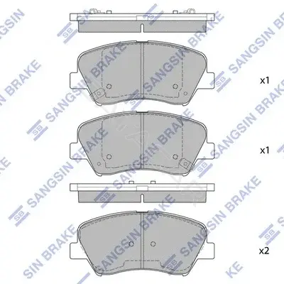 Тормозные колодки Hi-Q SP1400