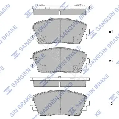 Тормозные колодки Hi-Q SP1405