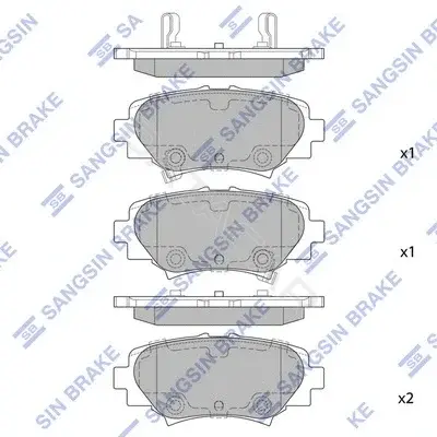 Тормозные колодки Hi-Q SP1730