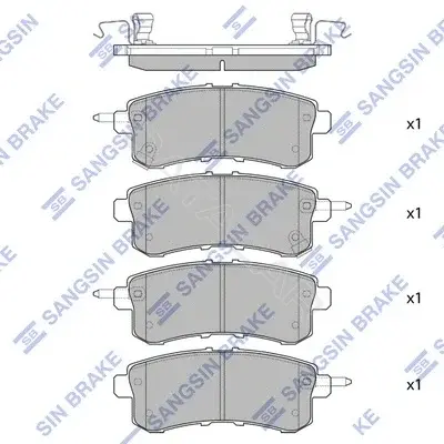 Тормозные колодки Hi-Q SP1801