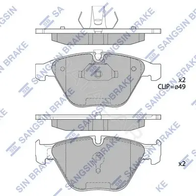 Тормозные колодки Hi-Q SP2210
