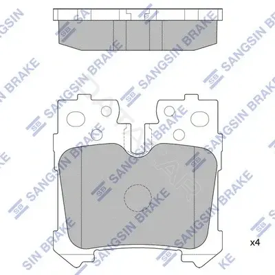 Тормозные колодки Hi-Q SP2301