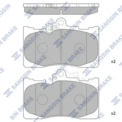 Тормозные колодки Hi-Q SP2302