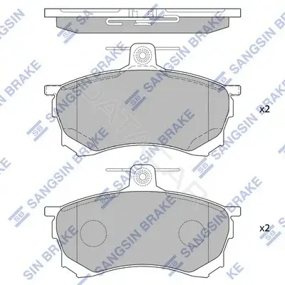 Тормозные колодки Hi-Q SP4051