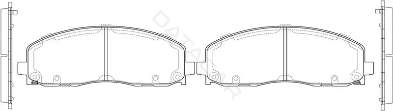 Тормозные колодки SB NAGAMOCHI BP53003