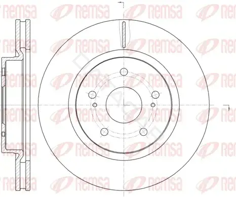 Тормозные диски REMSA 61212.10