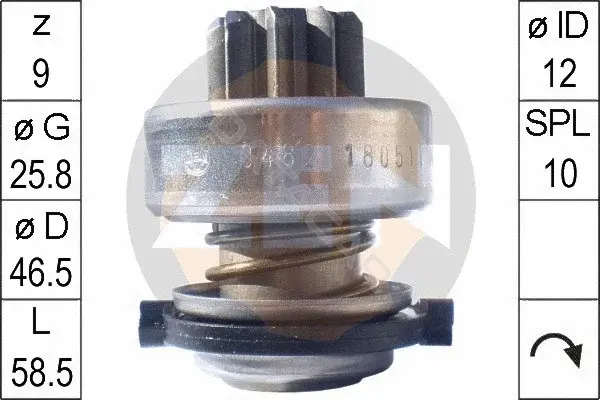 Бендикс стартера ERA ZN0482