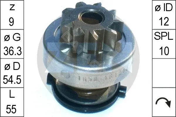 Бендикс стартера ERA ZN1650