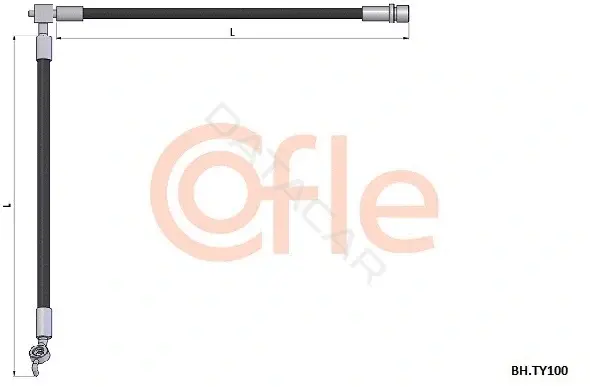 Тормозные шланги COFLE/TELCO 92.BH.TY100