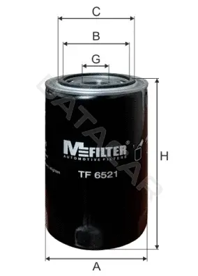 Масляный фильтр MFILTER TF6521