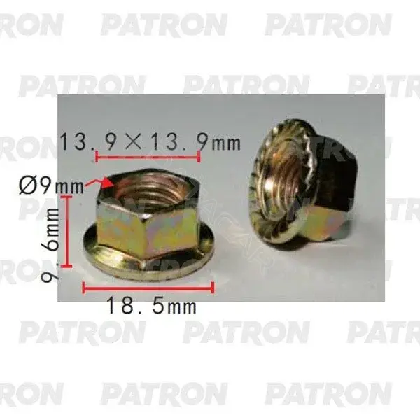 Гайка колеса PATRON P37-2235