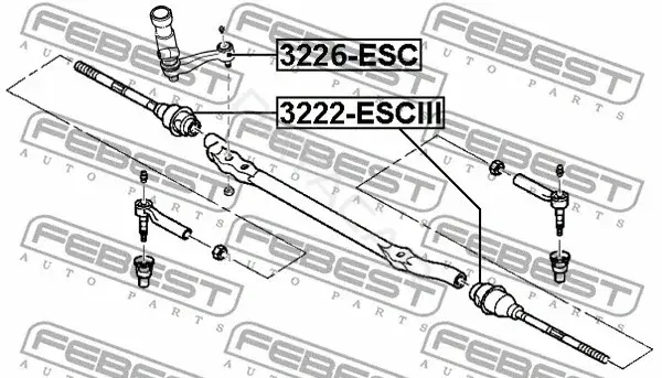 Сошка маятника FEBEST 3226-ESC