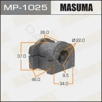 Втулки стабилизатора MASUMA MP-1025