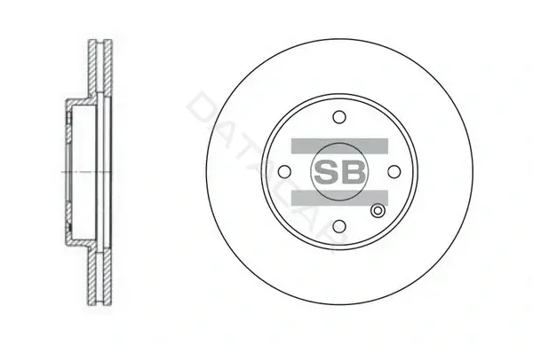 Тормозные диски Hi-Q SD3007